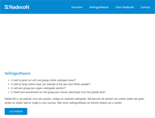 Tablet Screenshot of nadecon.nl